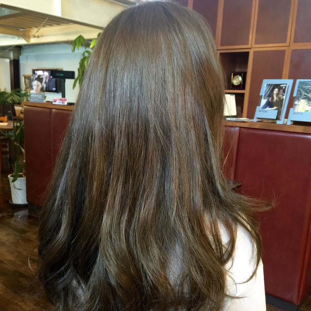 #AVEDA#avedaカラー#アッシュ#ブルージュ#ヘアカラー#ヘアサロン#宇都宮#trinity