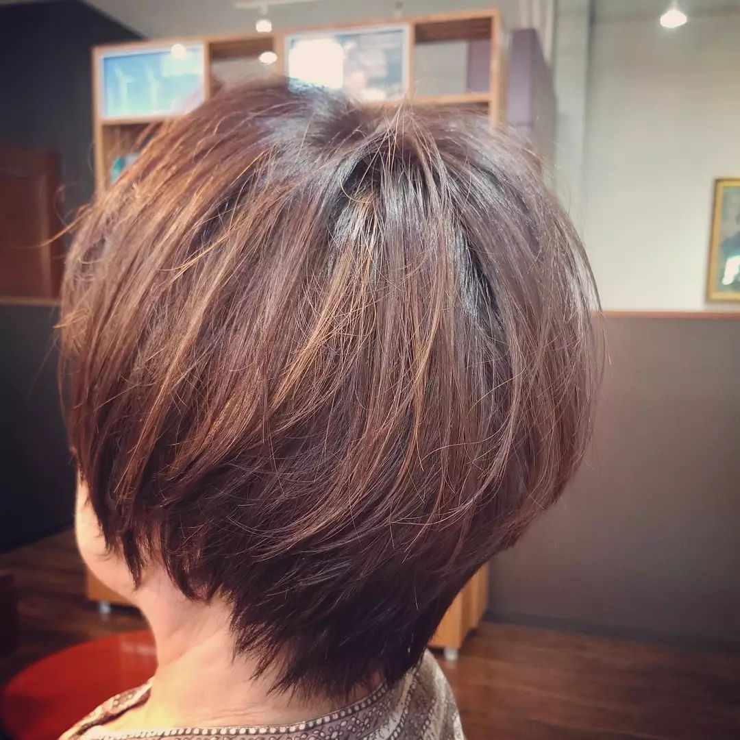 絶壁矯正♡まるみショート♡ハイライトを合わせて立体的に！スタイリスト　井元#宇都宮#美容室#宇都宮美容室#trinity#トリニティ#aveda#avedaサロン#avedaカラー#カラー#カット#エイジング#エイジングケア#ヘッドスパ#トリートメント#オーガニック#オーガニックカラー#アジュバン#クラスs#カスイ#ソーマライト#光ケア#ドクタースカルプ#ヘアビューザー#ヘアビューロン#バイオプログラミング#ダイソン#エアラップ#サイエンスアクア#髪質改善