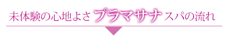 プラマサナスパの流れ